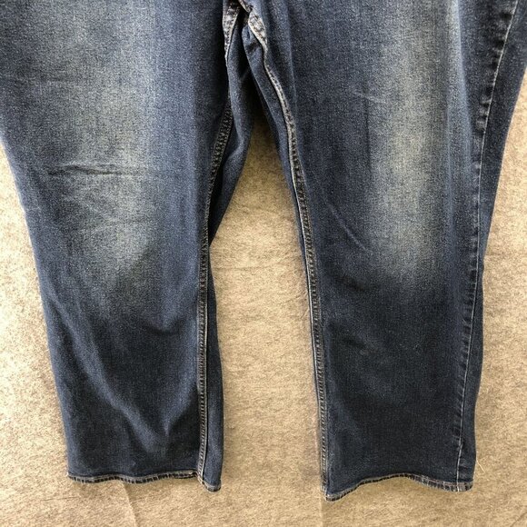 Old Navy Boot Cut Jeans Mens 42x30 Built In Flex Blue - Picture 4 of 10